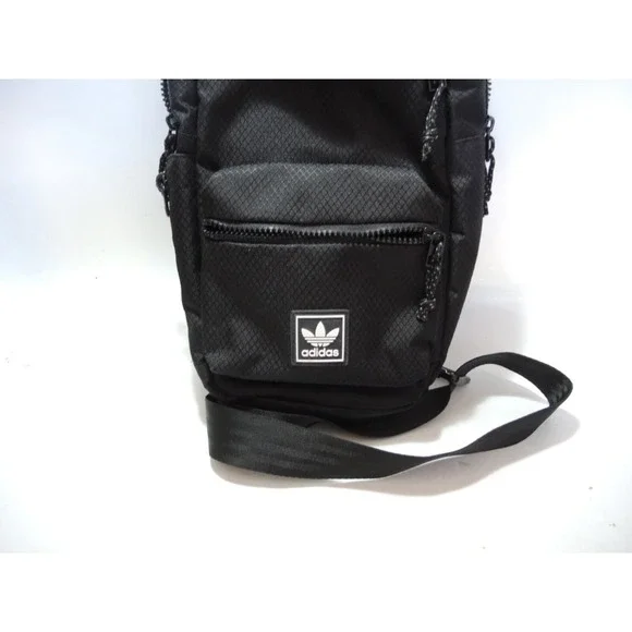 Adidas Originals Utility Sling 2.0 Bag Black Crossbody Backpack FZ7212 Unisex - Picture 3 of 5